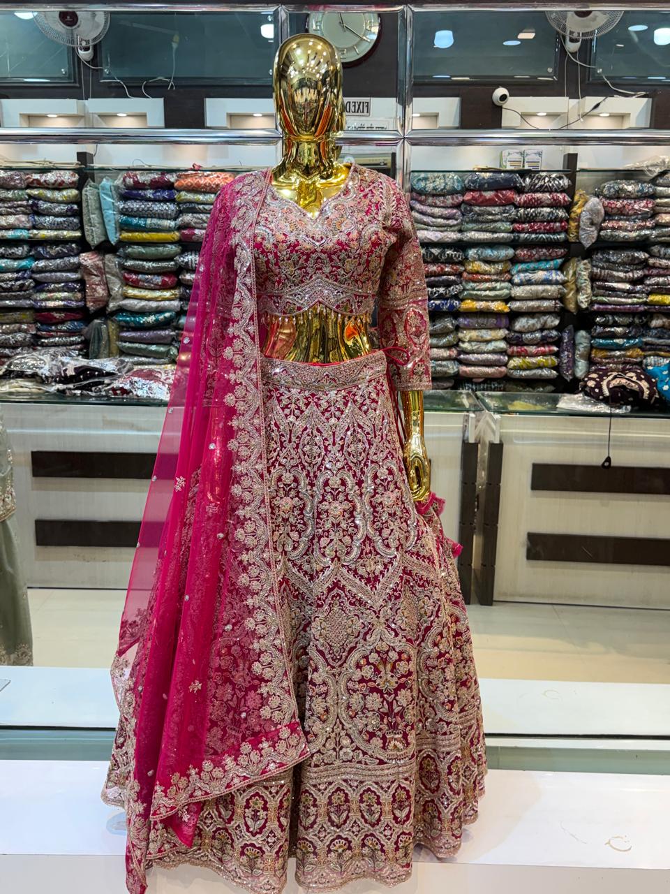 Rose Embroidered Lehenga