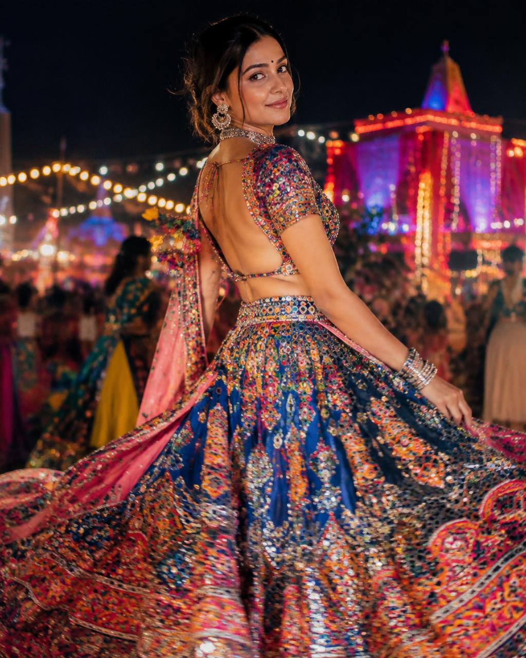 Mirror-work chaniya choli — Nine Nights of Garba